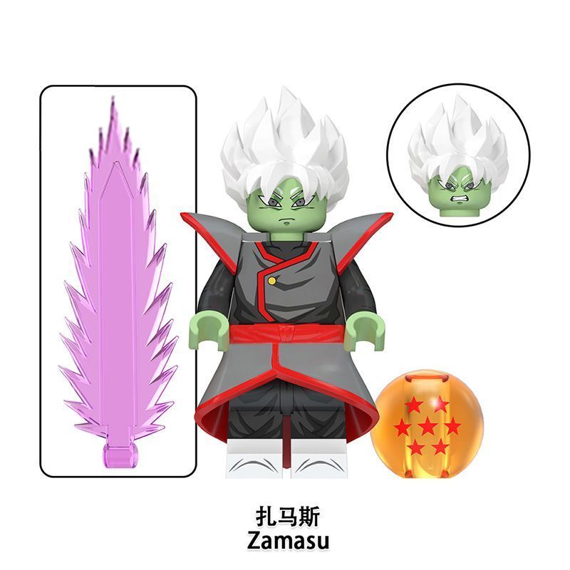 2025 Sản phẩm mới Khối xây dựng Dragon Ball Super Saiyan Son Goku Vegeta Hitt Đồ chơi lắp ráp Tương 