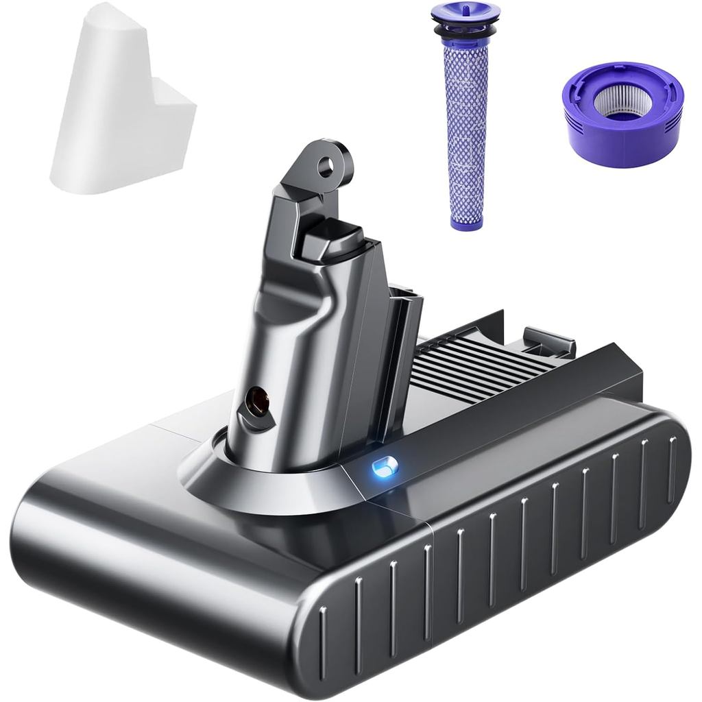 Nâng Cao 6000mAh V6 Pin Thay Thế Cho Dyson V6 Động Vật Pin Thay Thế Cho Dyson V6 Motorhead Tuyệt Đối