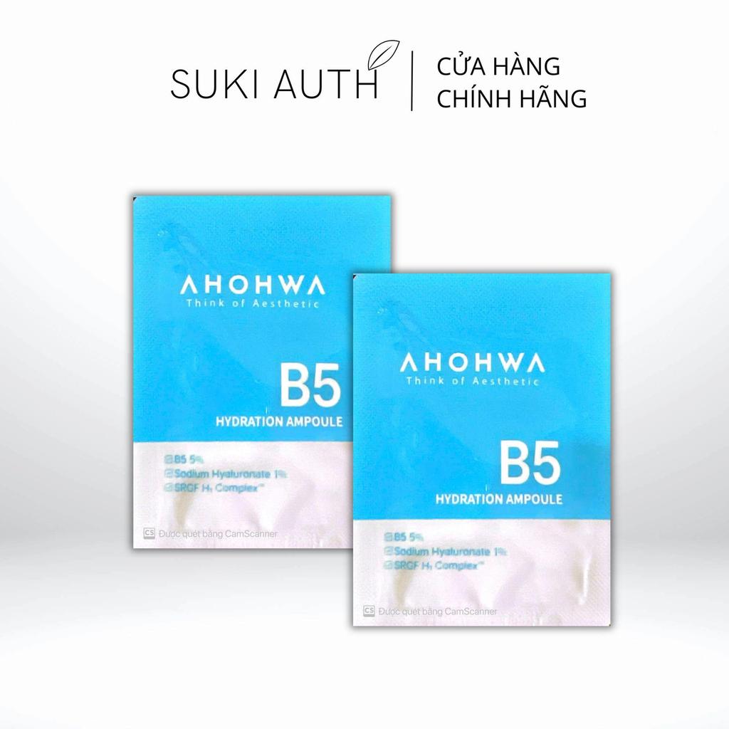 [ 1 gói ] Serum Tinh Chất Phục Hồi B5 Ahohwa Hydration Ampoule 3ml