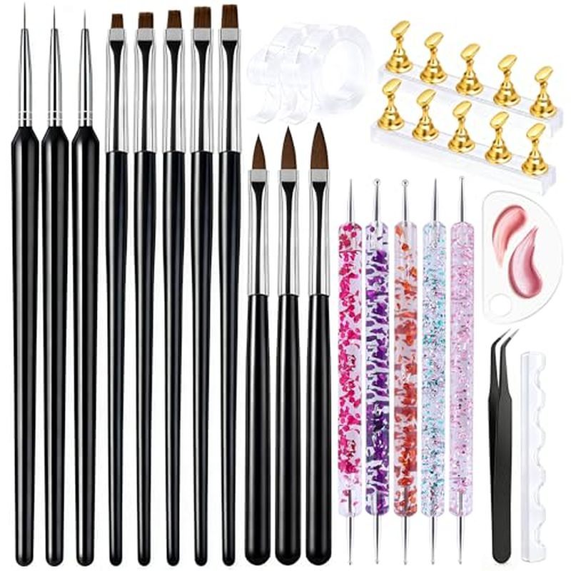 rt Brushes Kit Nail Art Gel Polish Liner Brushes Design Pen For Nail Drawing And Nail Paint Brushes 
