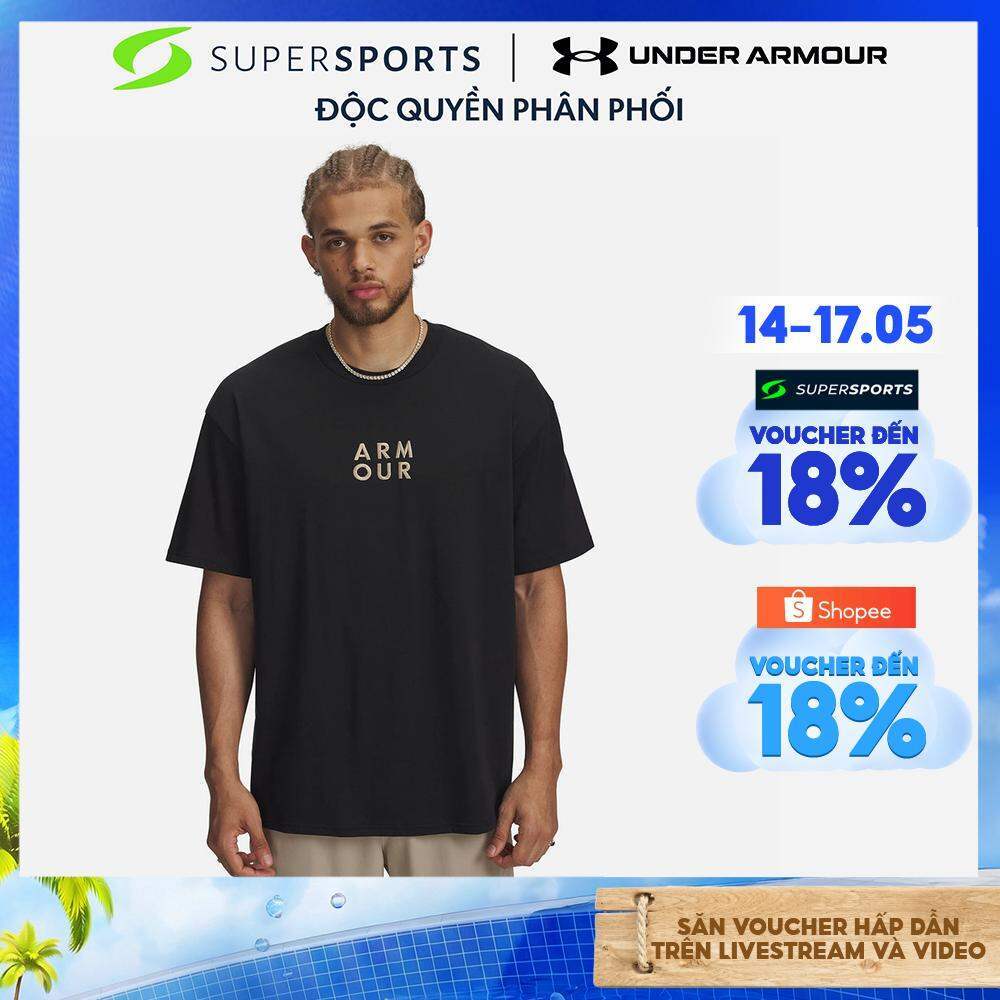 Áo Thun Tay Ngắn Nam Under Armour Armour Wordmark Heavyweight - 6005614-001