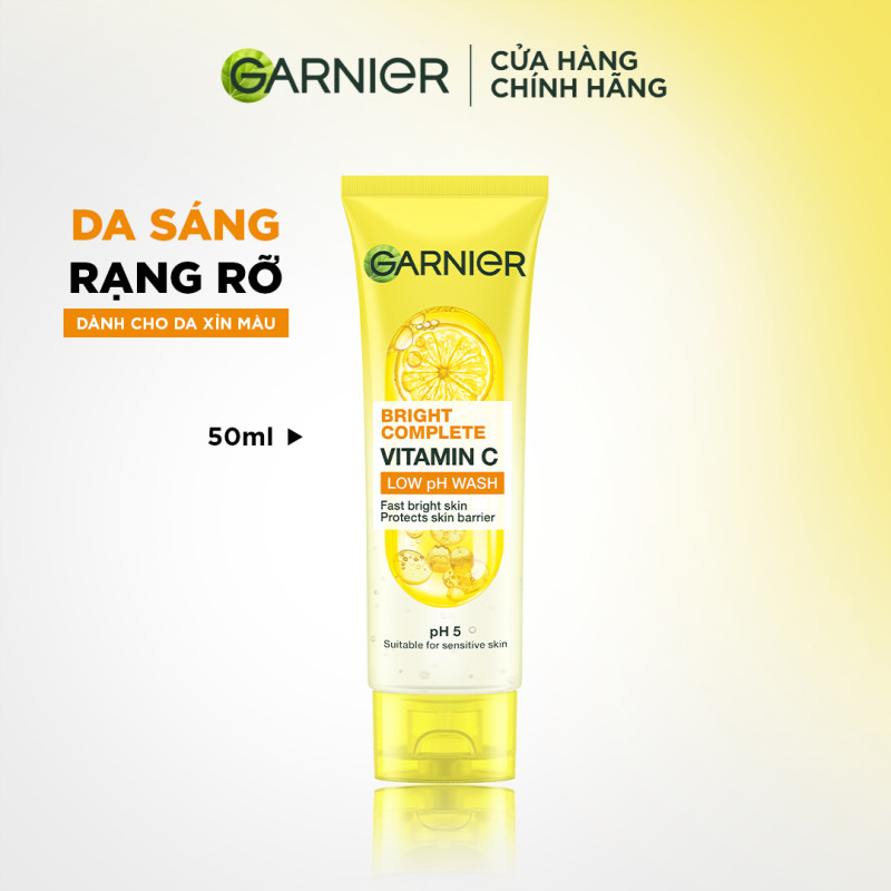 [HÀNG TẶNG KHÔNG BÁN] Sữa rửa mặt dạng Gel độ PH 5 cân bằng cho mọi loại da - Garnier Low PH Gel Was