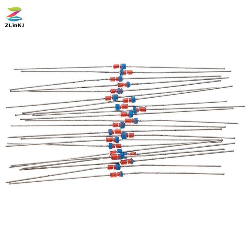 ZLinKJ 20 Cái 1N34A DO-35 germanium dò diode AM / FM pha lê đài phát thanh TV Mới