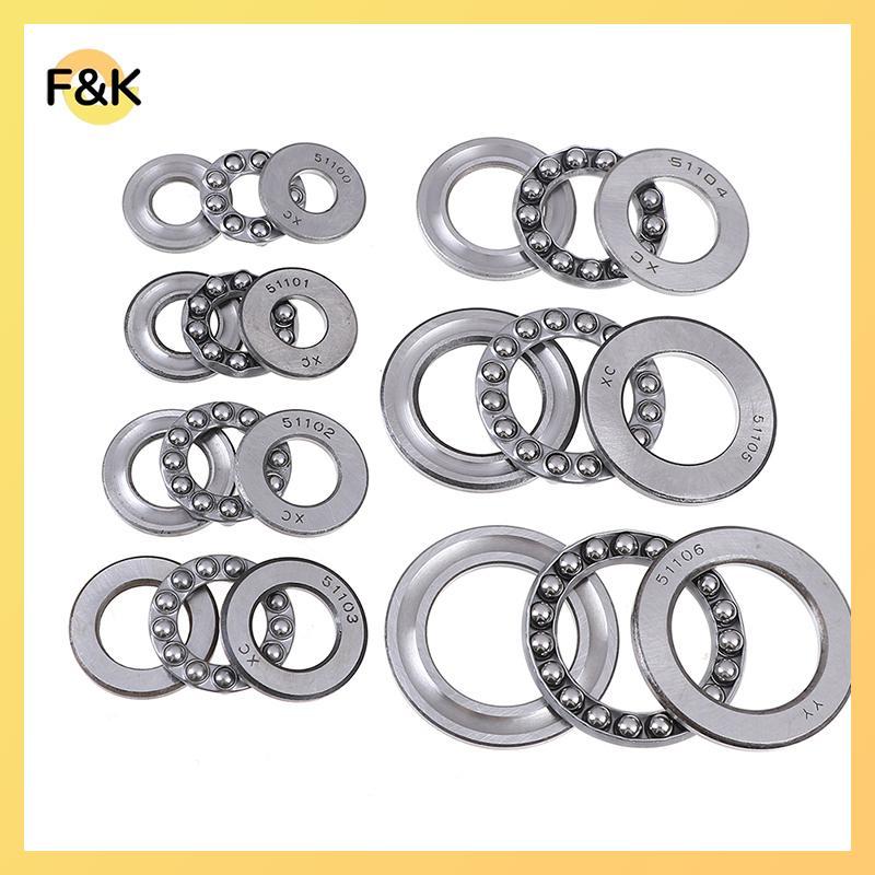 Vòng bi lực đẩy F & K 3 phần 51100 series 51100 đến 51106.