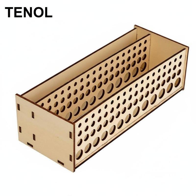 Giá Đỡ Bàn Chải Bằng Gỗ 67 Lỗ Sơn Chân Đế Sắp Xếp Cho Nghệ Thuật Studio Thủ Công Tranh Hội Thảo Để B