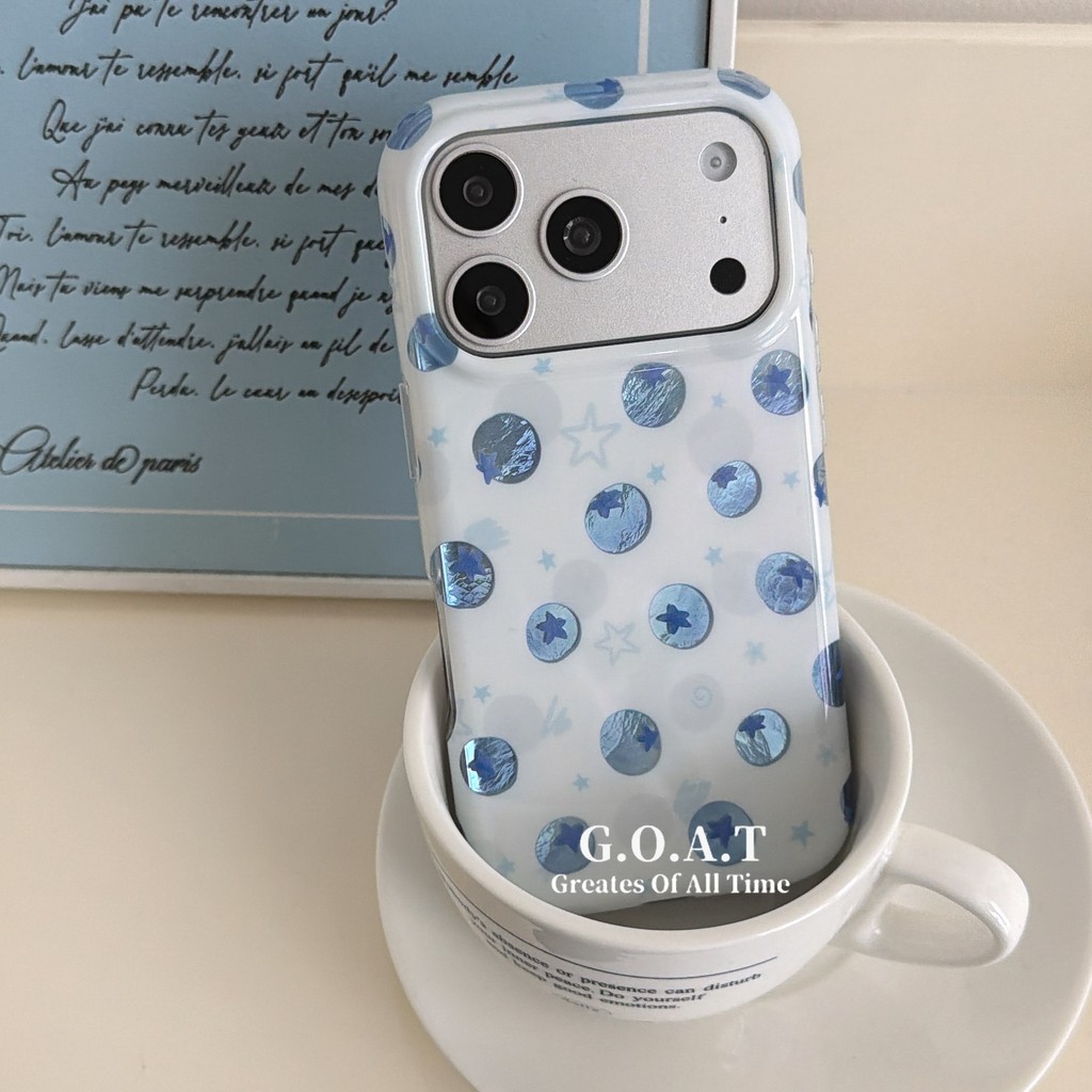 G.O.A.T Starberry Kim Vỏ Tương Thích Cho iPhone 17 Pro Max iPhone 17 16 15 Pro Max Chống Rơi Bảo Vệ 