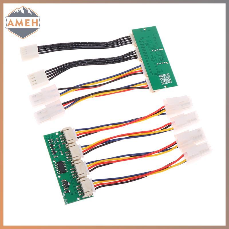 Technicolorepic 12V 4 trong 1 Vuông 4Pin Mô Phỏng Quạt Giả Lập Đặc Biệt Cho Antminer S21 S19kpro T21