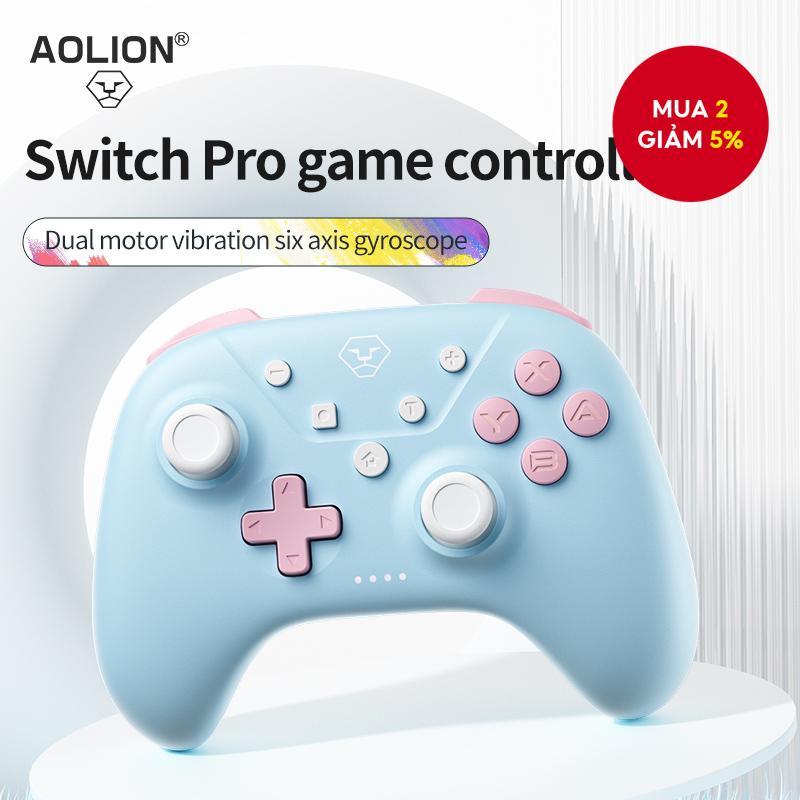 AOLION cho Gamepad Pro Nintendo Wireless Bluetooth Tubro một cú nhấp combo cho Switch/PC/iOS/Android