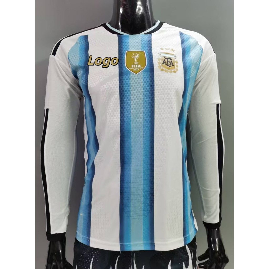 Áo sơmi bóng đá dài tay nam số #10 Messi, phiên bản Argentina 2026