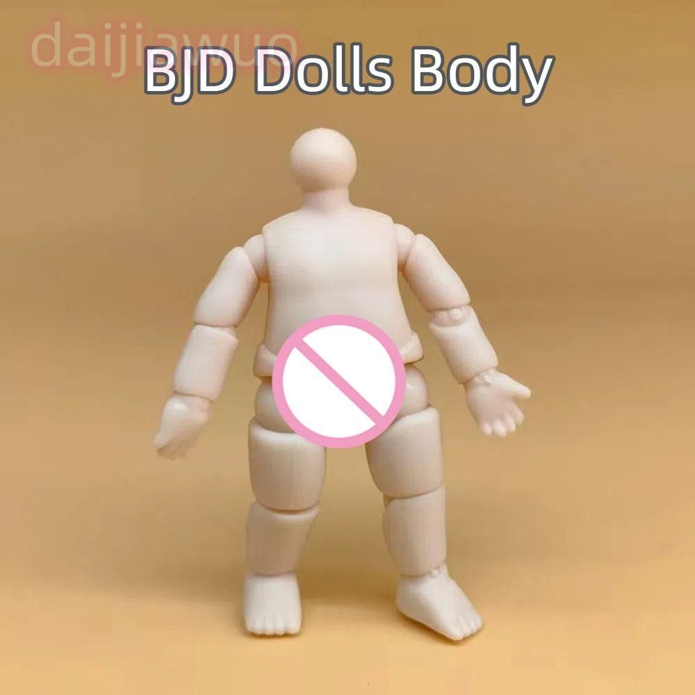 Búp bê cơ thể DAIJI, Búp bê hình PVC nhiều khớp, Búp bê Anime bền bỉ cao 6,3 cm Thân búp bê BJD cho 