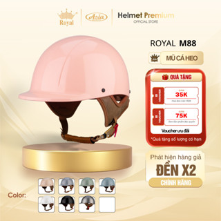  Mũ Bảo Hiểm Cá Heo Nửa Đầu Royal M88 Nón Bảo Hiểm 1 2 Thiết Kế Thời Trang Phong Cách Nhật - Lót Êm 