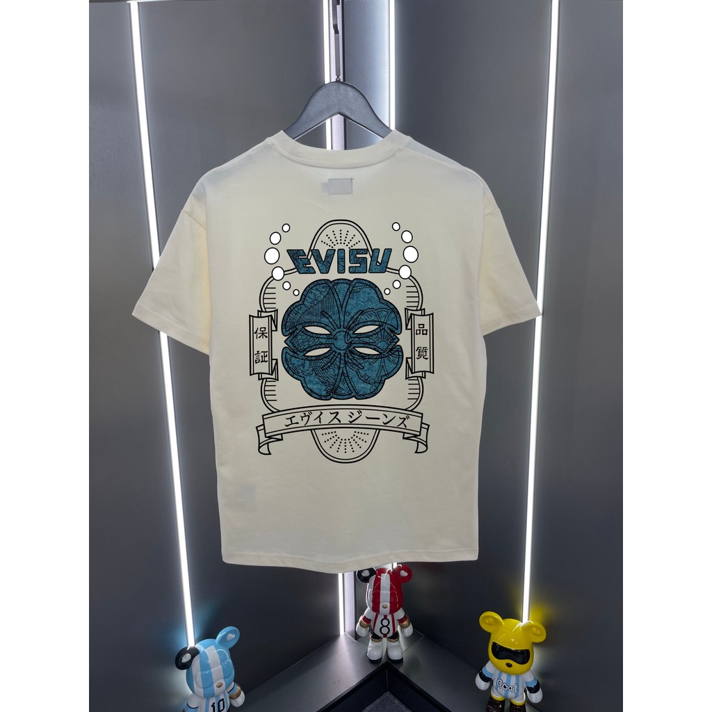 Evisu / Fushen 2026 Cổ Tròn Cổ Điển Áo Thun Ngắn Tay Nam Nữ Phong Cách Slim-Fit Ôm Hơn Nhìn Mùa Thu 