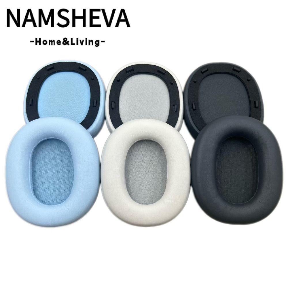 NAMSHEVA 1 Cặp Miếng Đệm Tai, Đệm Tai Da Protein Bọt Xốp, Phụ Kiện Sửa Chữa Tai Nghe Thay Thế Cho Ed