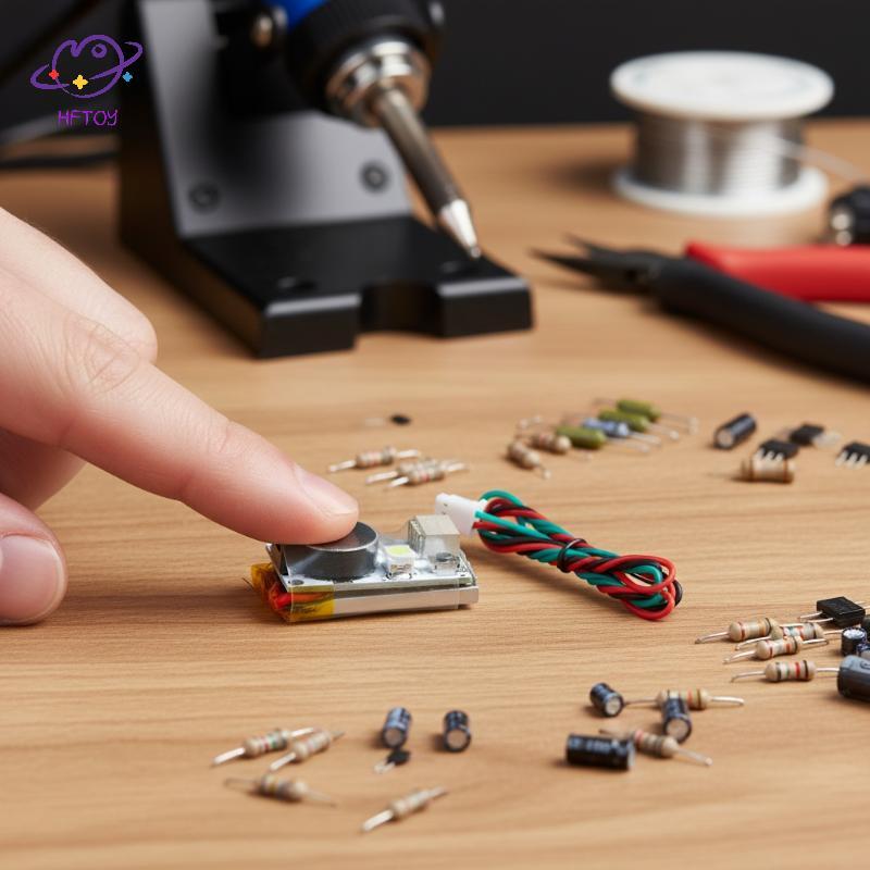 HFTOY JHEMCU JHE42B JHE20B 110DB Buzzer Traer có đèn LED cho FPV Racing Lost Finder An toàn chuyến b