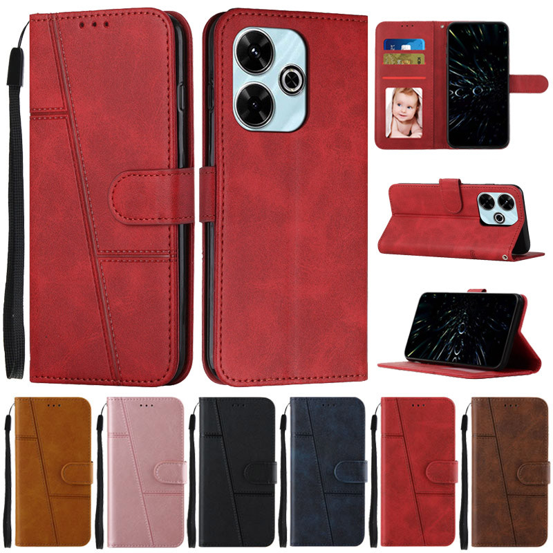 Dành Cho Xiaomi Redmi 13 Ốp Lưng Ví Lật Sách Dành Cho Xiomi Redmi 13 Ốp Lưng Điện Thoại Redmi13 13C 