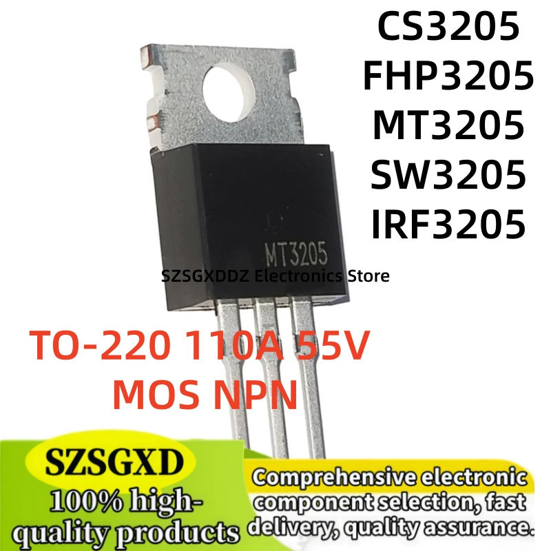 5 Chiếc CS3205 FHP3205 SW3205 IRF3205 MT3205 MT3205A CS3205B8 TO-220 Hiệu Ứng Trường Transistor