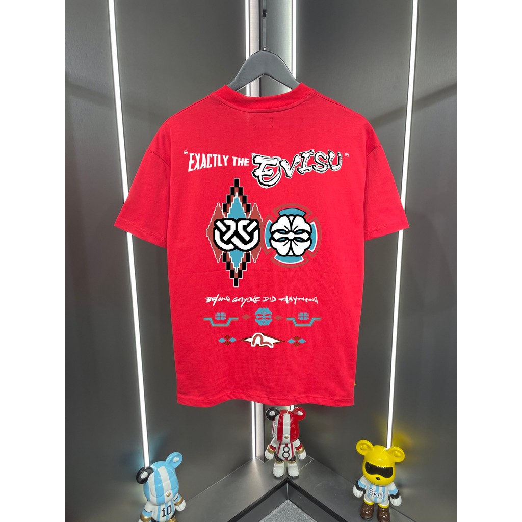 Evisu / God of Fortune 2026 Áo thun ngắn tay cổ tròn cổ điển Nam nữ Phong cách trang web chính thức 
