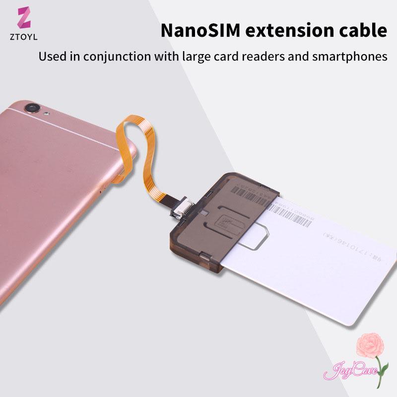 [ZTO-T] Bộ chuyển đổi thẻ Sim Nano 4FF Cáp nối dài FPC sang Nano 4FF Micro 3FF Tiêu chuẩn 2FF Sim Us