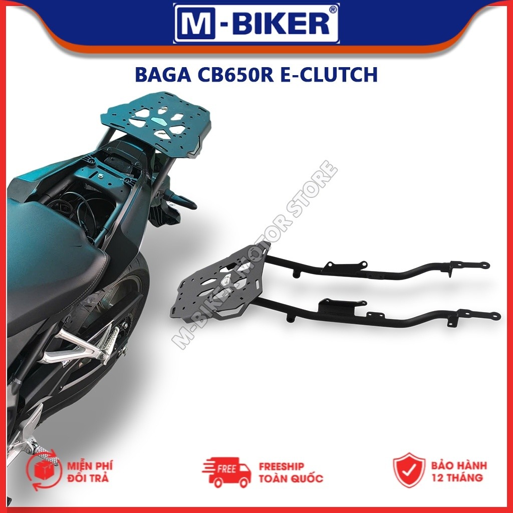 Baga CB650R Eclutch, Baga sau CB650R, Cảng sau gắn thùng cho CB650R Eclutch | M-Biker