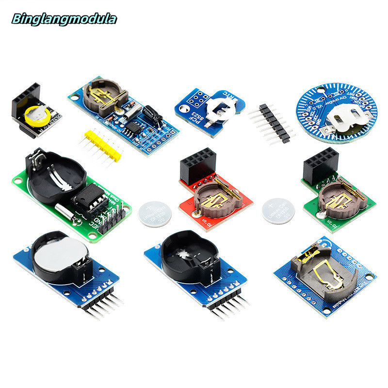 PCF8563 DS3231 PCF8523 AT24C32 DS1302 DS1307 DS2121SN IIC 3.3V / 5V Mô-đun bộ nhớ đồng hồ thời gian 