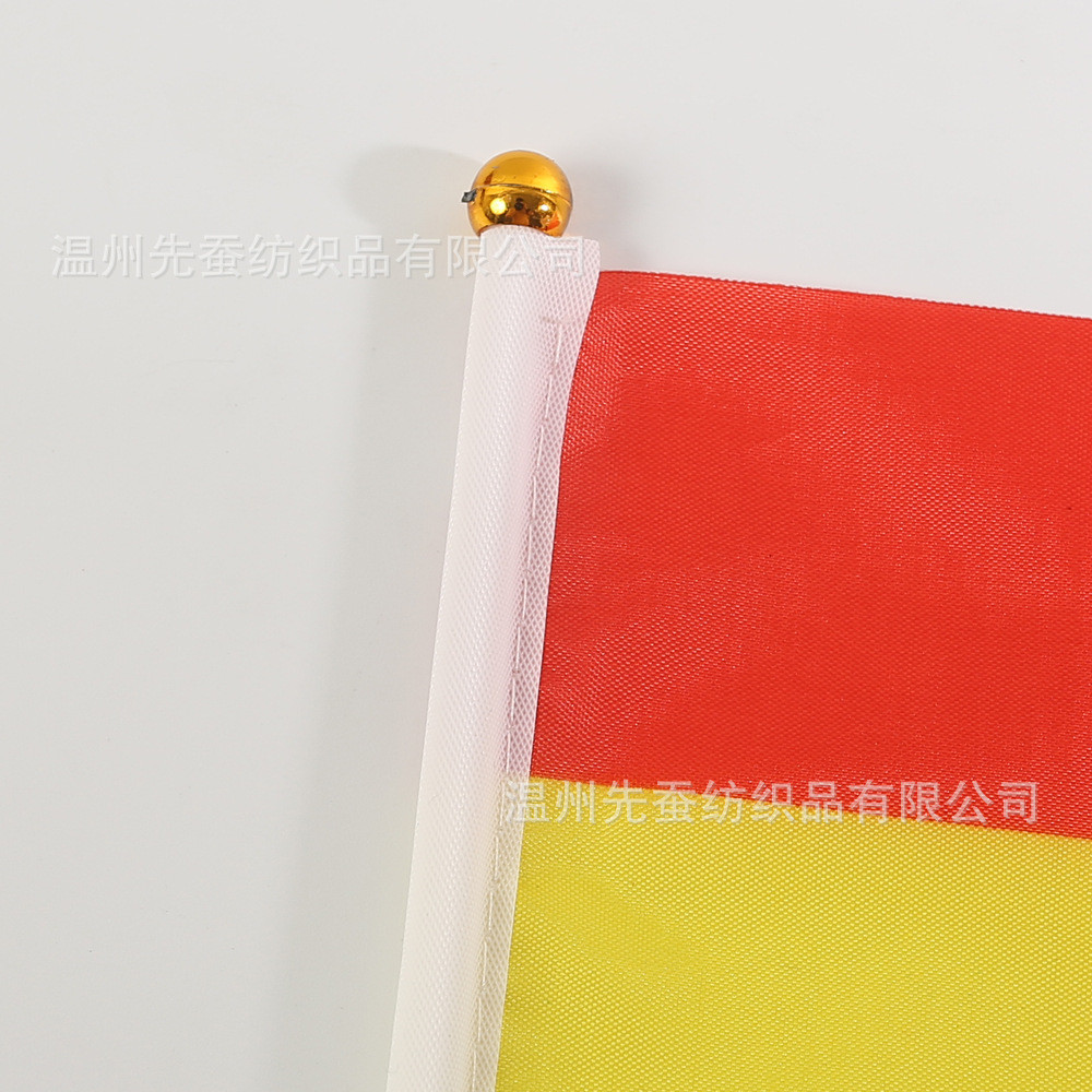 14 * 21cm Nhà sản xuất cờ quay tay Bolivia 5,5 * 8 inch Cờ Polyester Bolivia Hàng có sẵn có cần