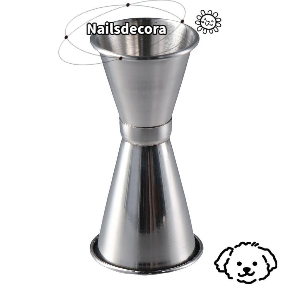 NAILS Double Cocktail Jigger, Thanh thép không gỉ OZ / ML Đo Jigger, Đo nóng Bên trong Thanh bắn Jig