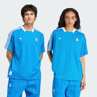  adidas Bóng đá Áo Đấu Real Madrid Terrace Icons Unisex Màu xanh da trời JN3060 