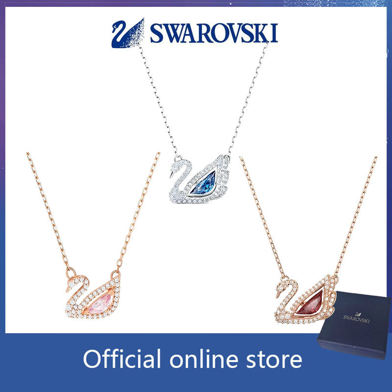 Vòng cổ thiên nga Swarovski chính hãng 100%, thiết kế sang trọng với họa tiết thiên nga