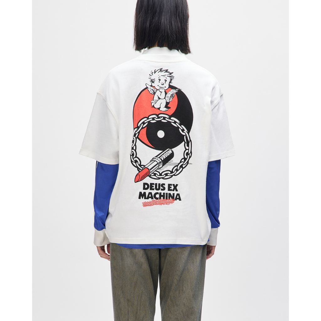 Áo thun cổ dày Deus Ex Machina Unisex