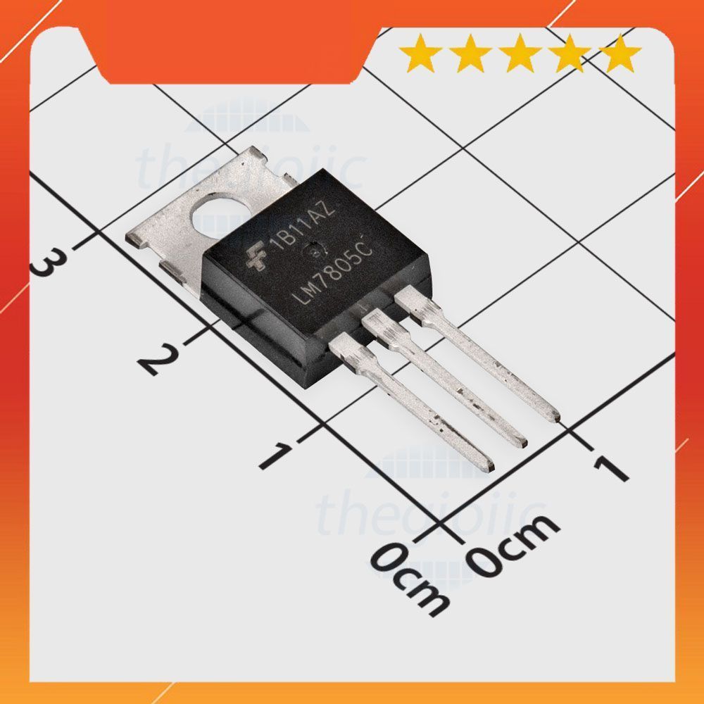 [5 Cái]- LM7805CT-CN IC Ổn Áp 5V 1.5A IoT Maker 90