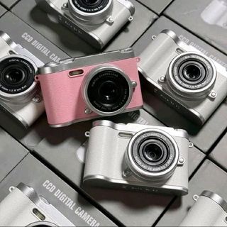 Máy ảnh kỹ thuật số CCD, máy ảnh cầm tay 2 camera thích hợp đi du lịch khuôn viên trường tặng kèm phụ kiện