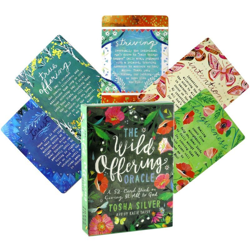 Khuyến mãi lớn The Wild Cung cấp Oracle Nature 's Dedication Oracle Card Flower Grass Mind Language 