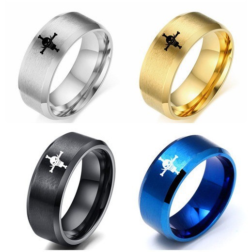 Nhẫn Logo Cướp Biển Râu Trắng One Piece [cxW]