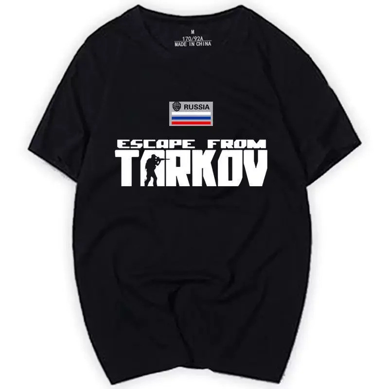 Áo thun họa tiết Escape from Tarkov Cotton 1 tay ngắn cổ tròn Thích hợp cho cả nam và nữ (Size S – 5