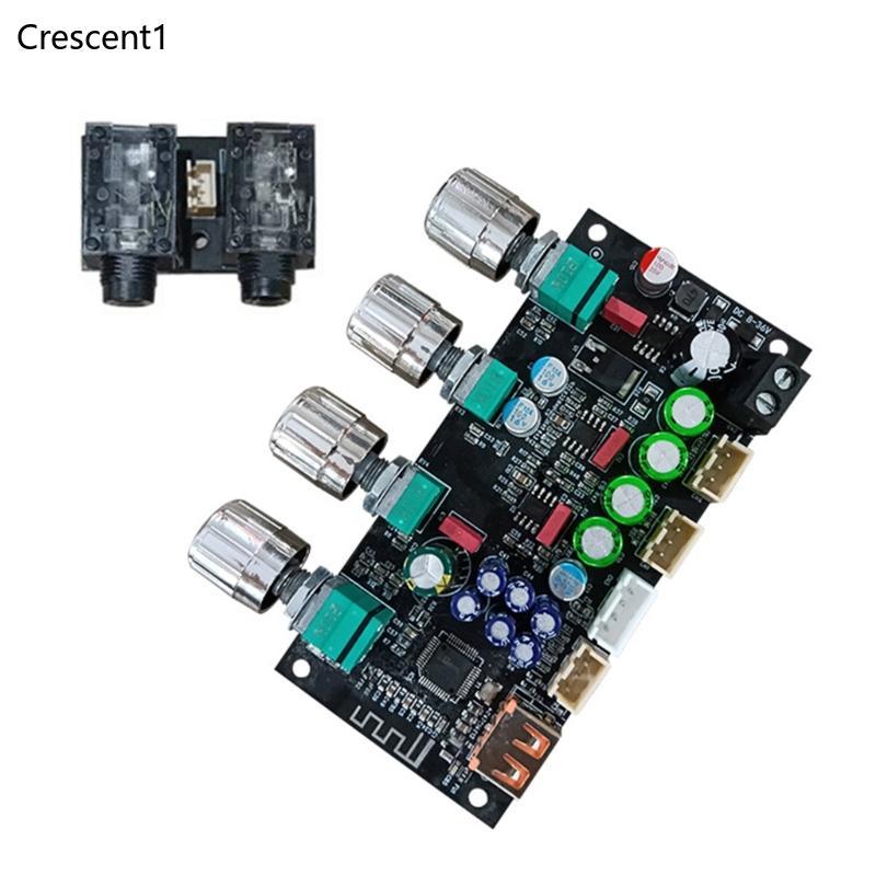 CRE 8-36V AMP Preamplifier Board Tần số Điều khiển âm thanh Rạp hát tại nhà Mô-đun Preamp DSP Trộn M