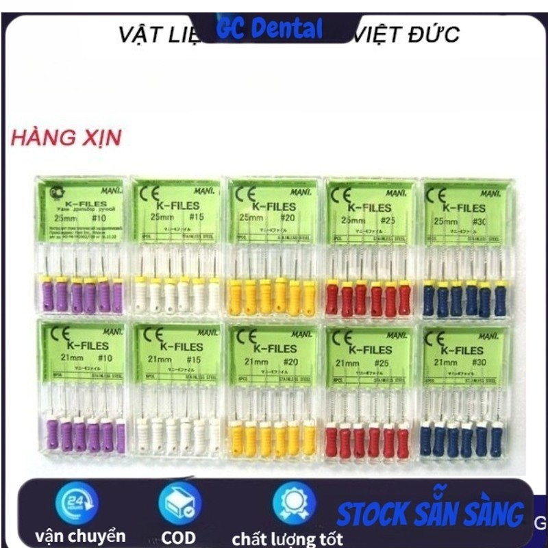 Giá đỡ nha khoa bên trong, H-file + K-file + R-file Giá đỡ nha khoa