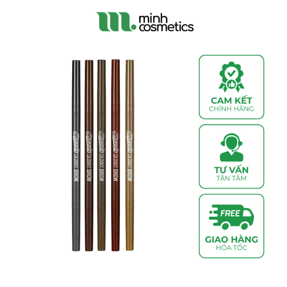 Chì Kẻ Mày Peripera Speedy Skinny Brow 0.05g Mảnh Tự Nhiên