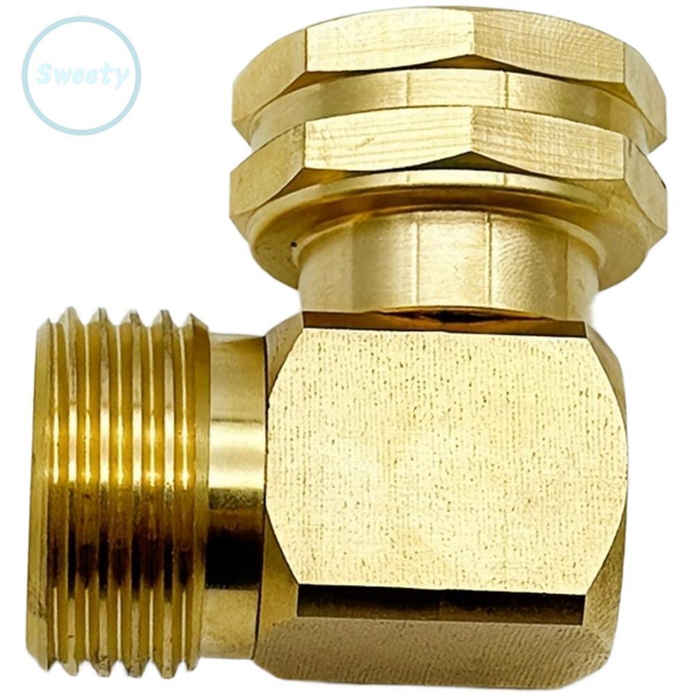 Đồng thau 90 độ Khuỷu tay chống gỉ Đồng thau xoay 360 độ Khớp xoay