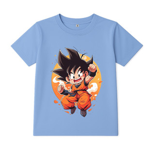 Áo Thun Trẻ Em SONGOKU CHIBI, Chất Poly Thái , Có Size Lớn Từ 7-95kg, Nhiều Màu Áo, Size To Nhắn Shop, ANAMKIDS