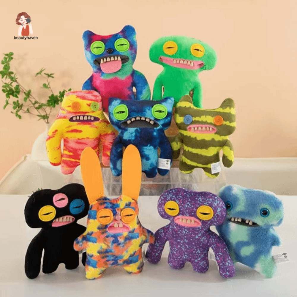 BEAUTYHAVEN móc khoá fuggler, Búp bê nhồi bông hợp thời trang ngộ nghĩnh Đồ chơi sang trọng ngộ nghĩ