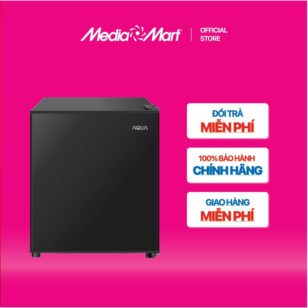 [MEDIAMART] - Tủ lạnh Aqua 50 lít AQR-D60FA(BS) - FREESHIP,Bảo hànhchínhhãng