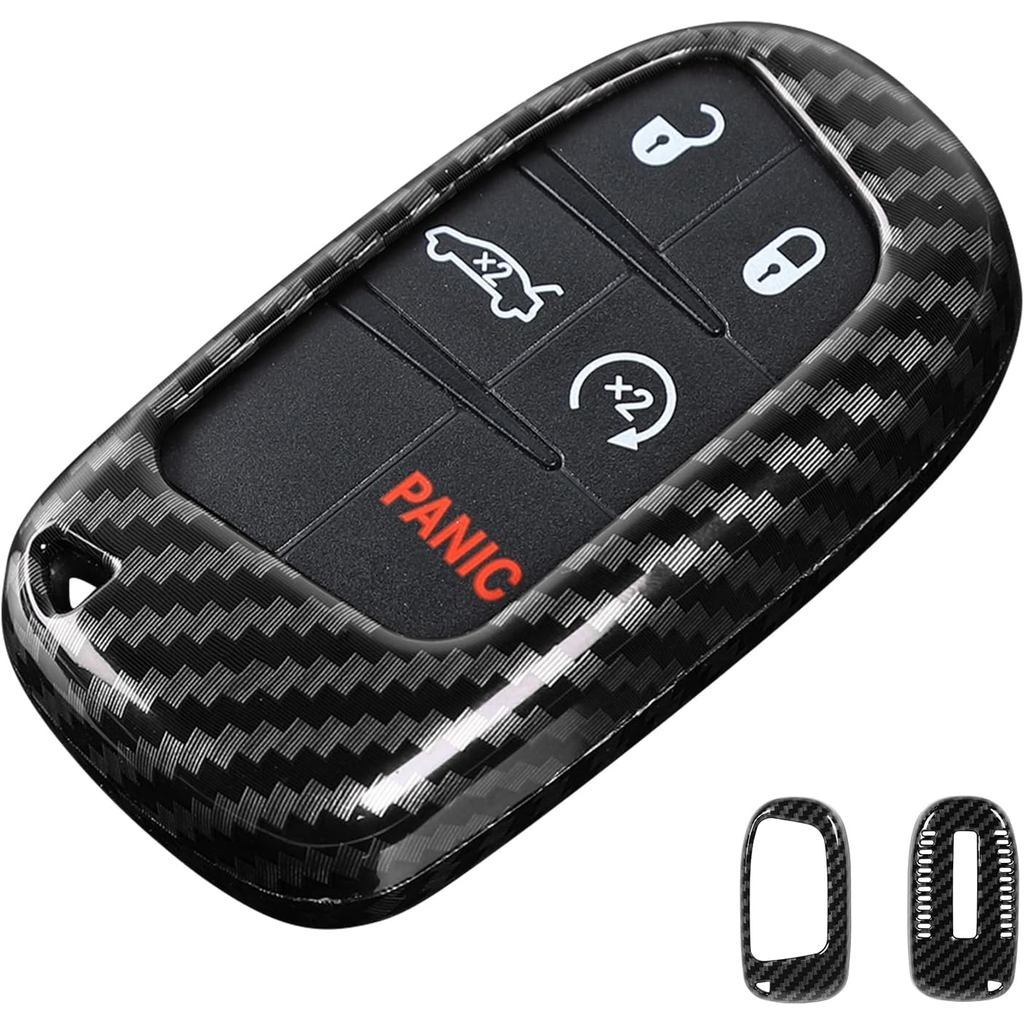 Key Fob Cover Phù hợp cho Dodge Charger 2011 +, cho Dodge Durango 2014 +, cho Dodge Challenger 2015 