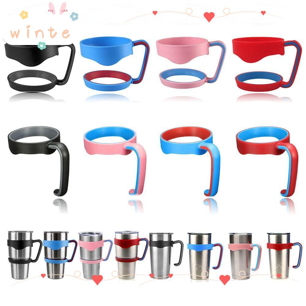 CỔ 1 Tay Cầm Cốc Cốc Cốc Cốc, Đế Cốc Uống Nước, Phụ Kiện Chai 4 Màu Di Động Cốc Uống Giá Cho Yeti Ra