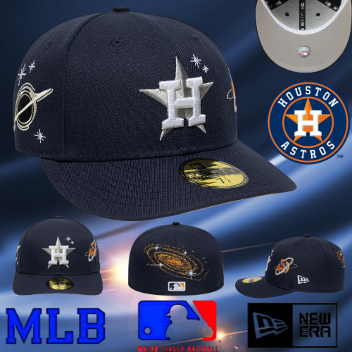 Mũ MLB - Biểu tượng Trái đất - Houston Astros - Xanh đậm - Mũ bóng chày