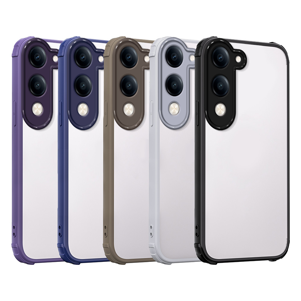 Ốp lưng Vivo Y04 Vỏ bảo vệ bốn góc Vỏ trong suốt cho ốp điện thoại Vivo Y04