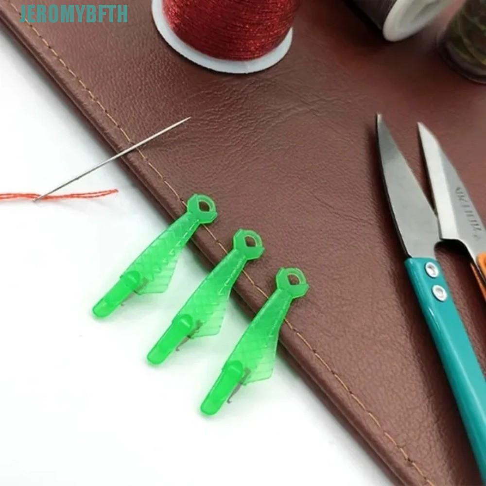 JEROMYBF 10 CÁI May|Kim Threader, Nhựa Hoạt Động Nhanh Mini Needle Threader, Di Động Tiện Lợi Loại C