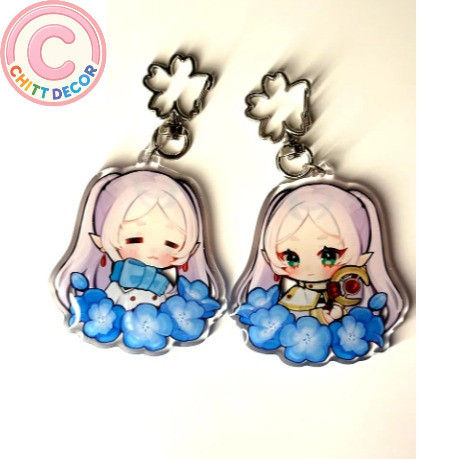 Frieren Flowers Acrylic Keychain | Frieren: Beyond the Journey's End - chit