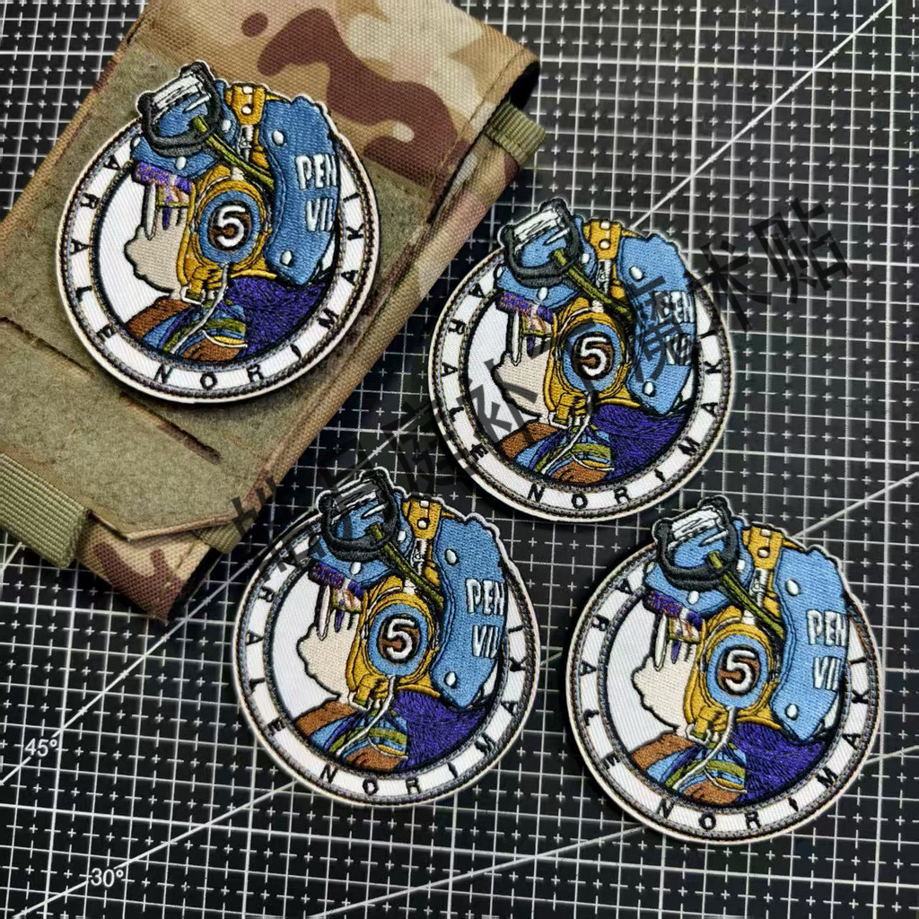 [Tùy chỉnh] LY anime Nhật Bản Dragon Ball Arale thêu Toriyama Akira huy chương tinh thần ngoại vi Mi