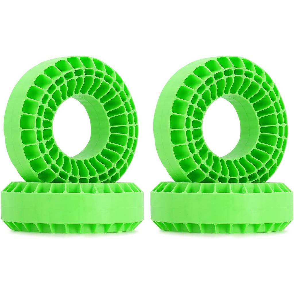 Bọt chèn cao su silicon INJORA Phù hợp cho lốp bánh xe 118-122mm 4.75 "OD 1.9" (Xanh lớn)