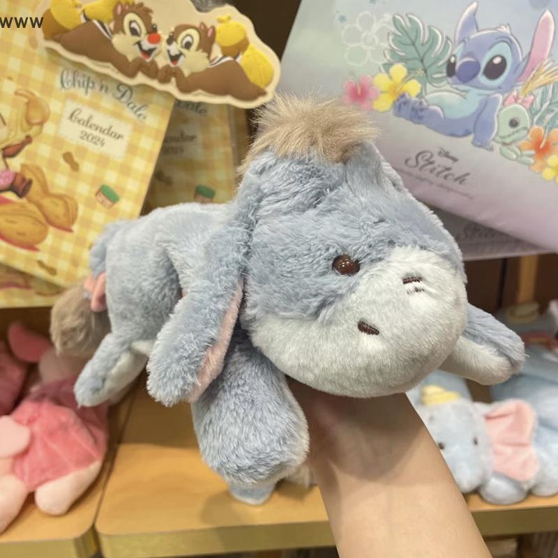 COD Cute Cartoon Pijie Pig Eeyore Donkey Plush Doll Design Pen Bag Storage Bag Student Large Capacit